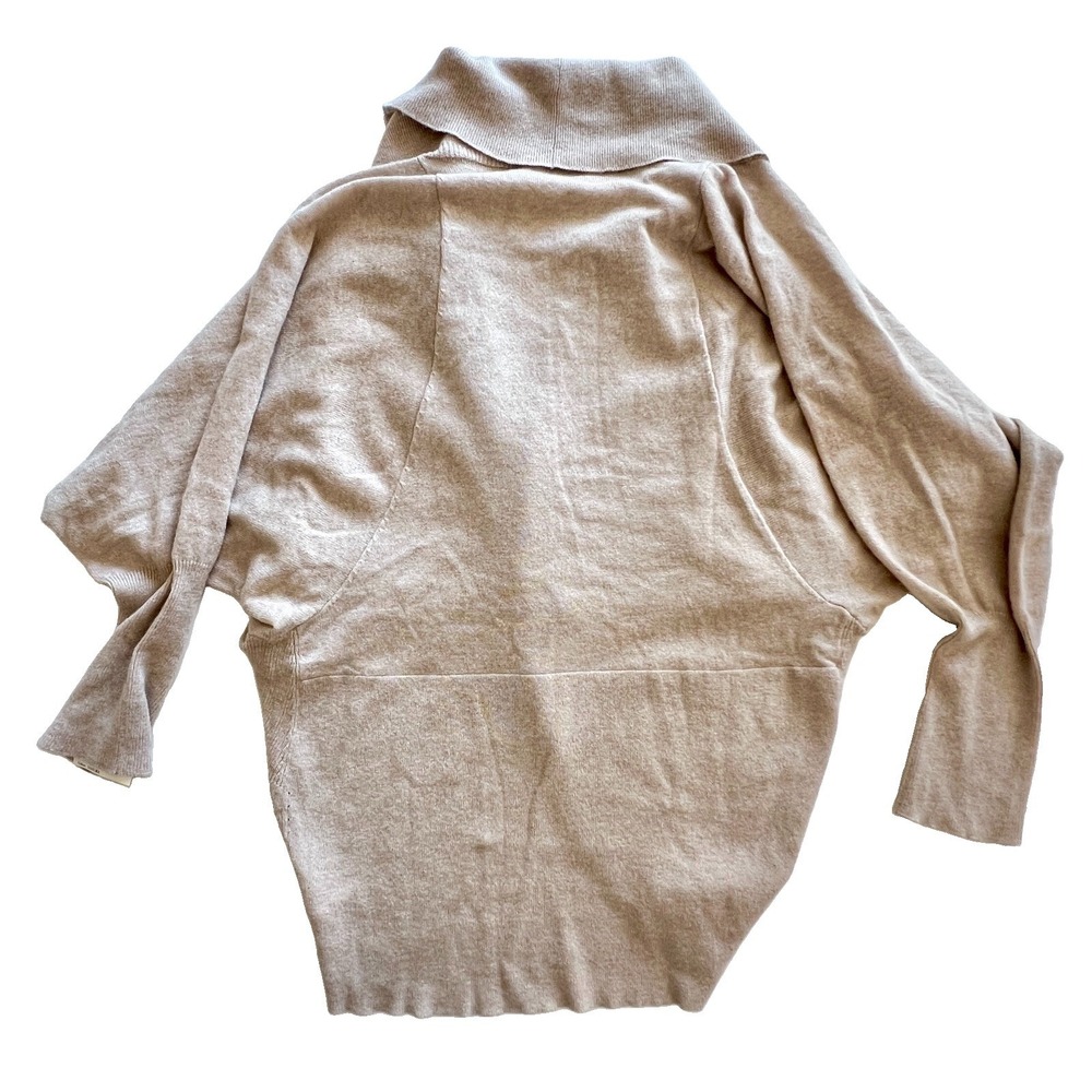 Agnona White Cashmere Shawl Collar Cardigan size 8 48 Beige - Picture 2 of 9